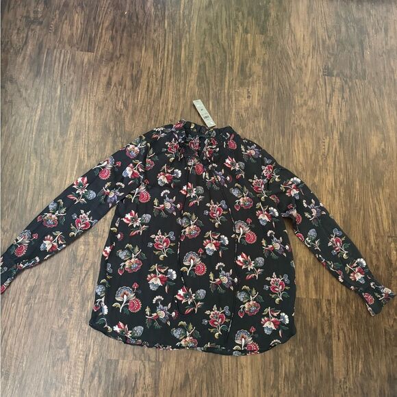 Ann Taylor Multicolor Floral Blouse - Picture 4 of 7